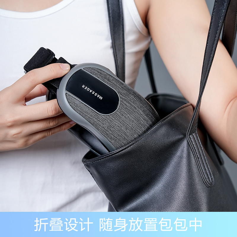 跨境眼部气囊按摩仪充电电动热敷护眼仪蓝牙音乐睡眠仪折叠按摩器