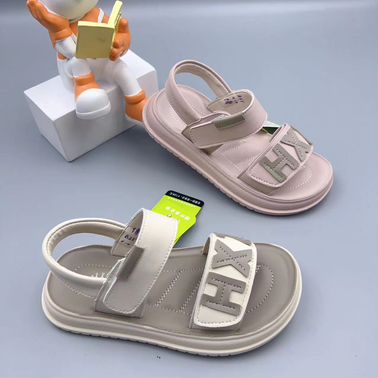 女童2025夏季新款聚氨酯软底上线凉鞋儿童公主鞋中大童运动沙滩鞋